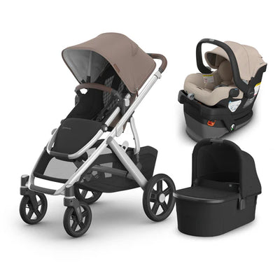 UPPAbaby Vista V3 From Birth Complete Travel System (Stroller + Mesa V3 Infant Car Seat + Bassinet V3)