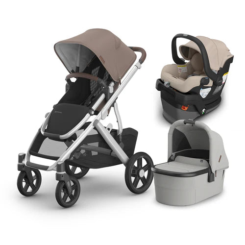 UPPAbaby Vista V3 From Birth Complete Travel System (Stroller + Mesa V3 Infant Car Seat + Bassinet V3)