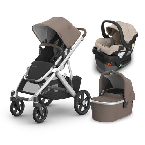UPPAbaby Vista V3 From Birth Complete Travel System (Stroller + Mesa V3 Infant Car Seat + Bassinet V3)