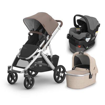 UPPAbaby Vista V3 From Birth Complete Travel System (Stroller + Mesa V3 Infant Car Seat + Bassinet V3)