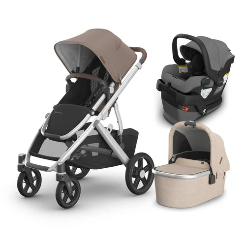 UPPAbaby Vista V3 From Birth Complete Travel System (Stroller + Mesa V3 Infant Car Seat + Bassinet V3)