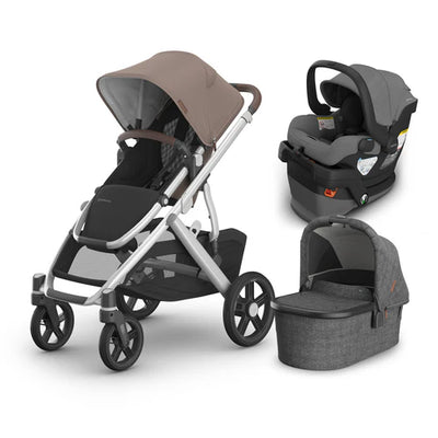 UPPAbaby Vista V3 From Birth Complete Travel System (Stroller + Mesa V3 Infant Car Seat + Bassinet V3)