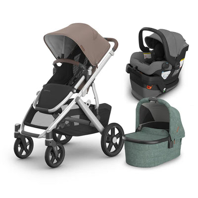 UPPAbaby Vista V3 From Birth Complete Travel System (Stroller + Mesa V3 Infant Car Seat + Bassinet V3)