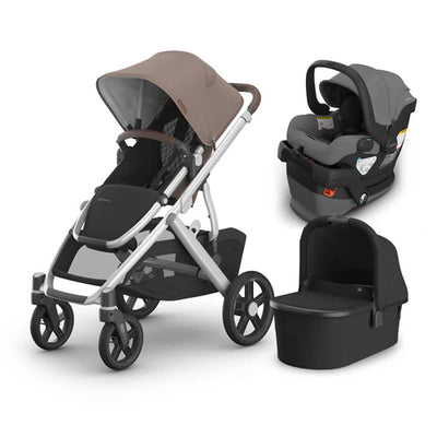 UPPAbaby Vista V3 From Birth Complete Travel System (Stroller + Mesa V3 Infant Car Seat + Bassinet V3)