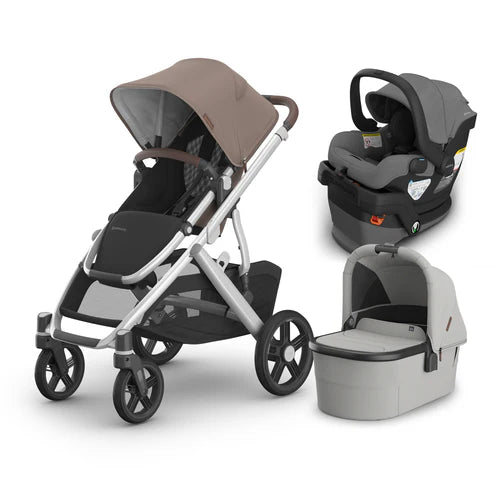 UPPAbaby Vista V3 From Birth Complete Travel System (Stroller + Mesa V3 Infant Car Seat + Bassinet V3)