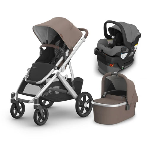 UPPAbaby Vista V3 From Birth Complete Travel System (Stroller + Mesa V3 Infant Car Seat + Bassinet V3)