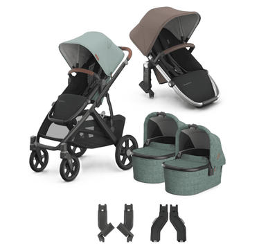 UPPAbaby Vista V3 + Bassinets Twin Bundle