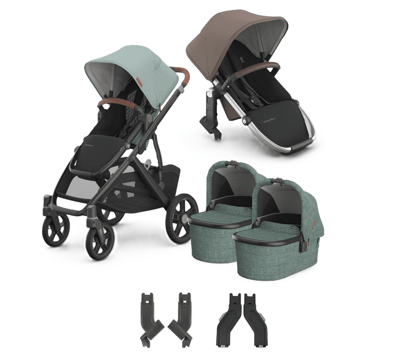 UPPAbaby Vista V3 + Bassinets Twin Bundle