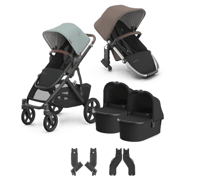 UPPAbaby Vista V3 + Bassinets Twin Bundle