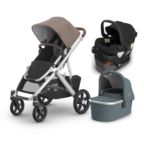 UPPAbaby Vista V3 From Birth Complete Travel System (Stroller + Mesa V3 Infant Car Seat + Bassinet V3)