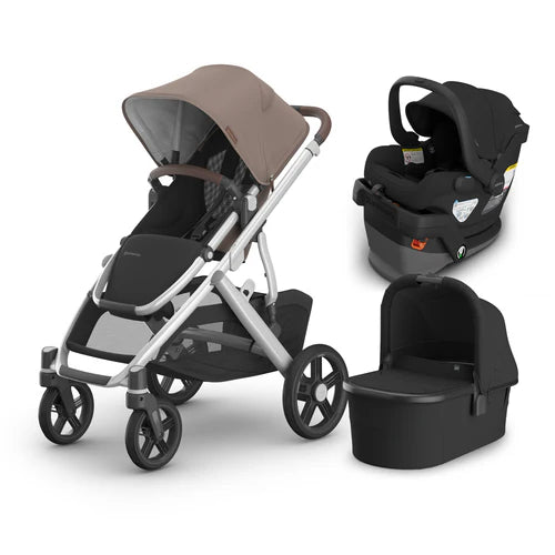 UPPAbaby Vista V3 From Birth Complete Travel System (Stroller + Mesa V3 Infant Car Seat + Bassinet V3)