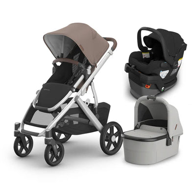 UPPAbaby Vista V3 From Birth Complete Travel System (Stroller + Mesa V3 Infant Car Seat + Bassinet V3)