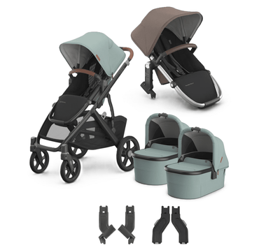 UPPAbaby Vista V3 + Bassinets Twin Bundle