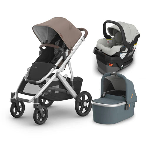 UPPAbaby Vista V3 From Birth Complete Travel System (Stroller + Mesa V3 Infant Car Seat + Bassinet V3)