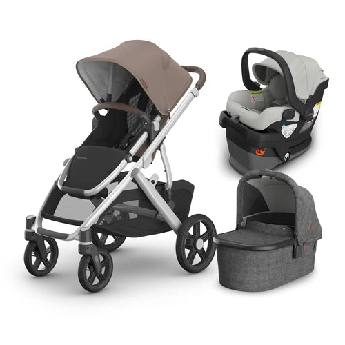 UPPAbaby Vista V3 From Birth Complete Travel System (Stroller + Mesa V3 Infant Car Seat + Bassinet V3)