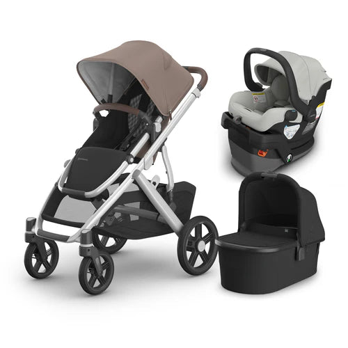 UPPAbaby Vista V3 From Birth Complete Travel System (Stroller + Mesa V3 Infant Car Seat + Bassinet V3)