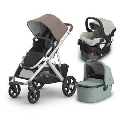 UPPAbaby Vista V3 From Birth Complete Travel System (Stroller + Mesa V3 Infant Car Seat + Bassinet V3)