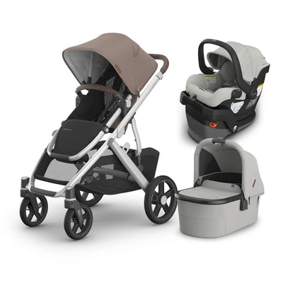 UPPAbaby Vista V3 From Birth Complete Travel System (Stroller + Mesa V3 Infant Car Seat + Bassinet V3)