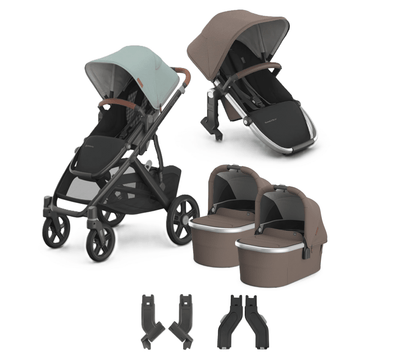 UPPAbaby Vista V3 + Bassinets Twin Bundle