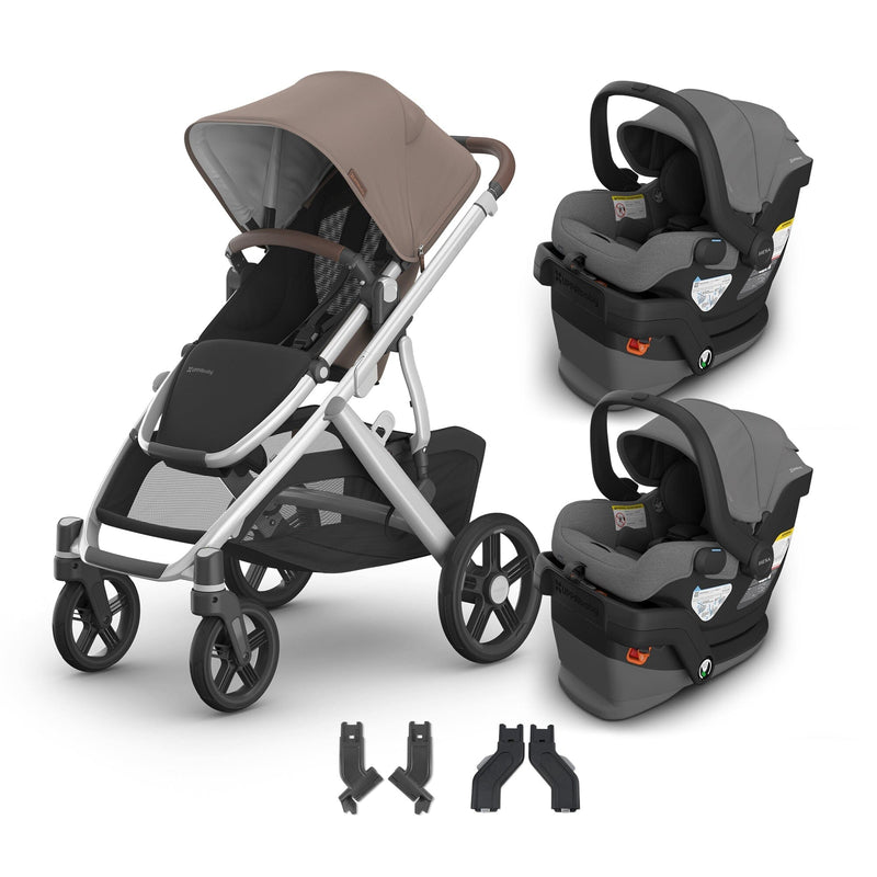 uppababy twin system UPPAbaby Vista V3 + MESA V3 Twin Travel System