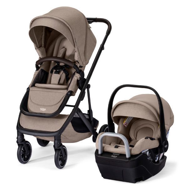 Britax Prism Full-Size Travel System With Willow S Infant Car Seat and Alpine Base- Strolleria