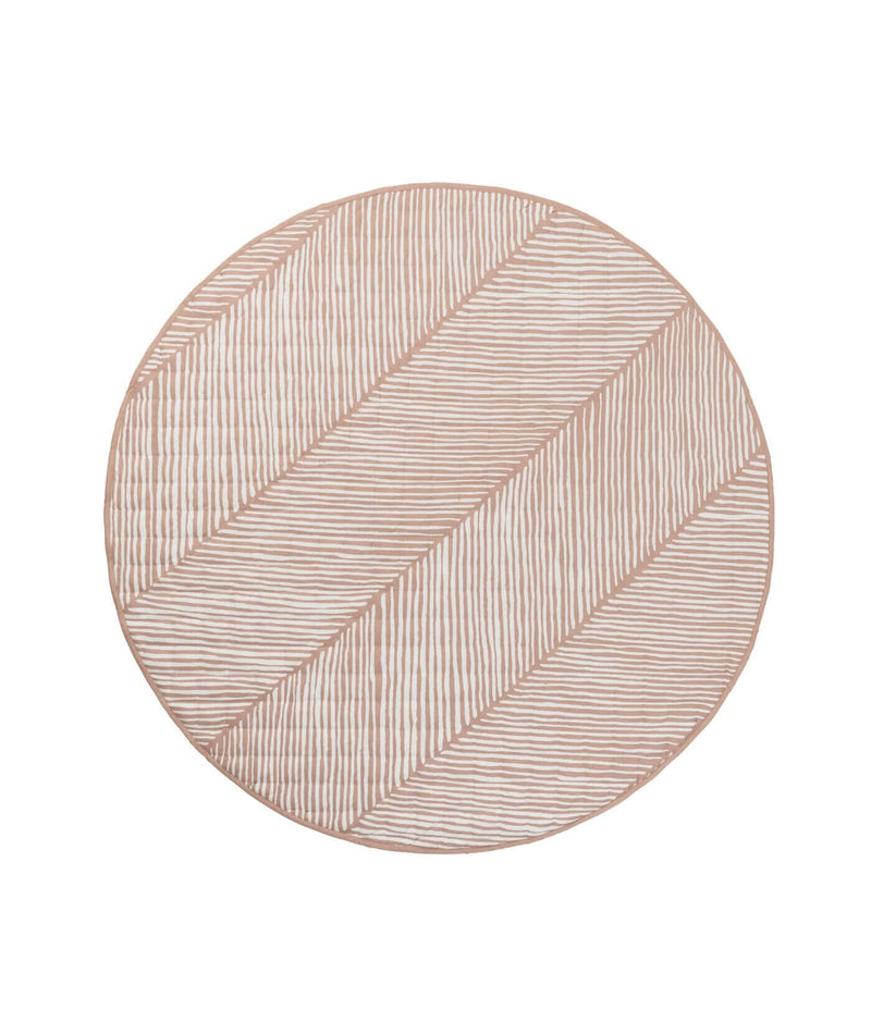 Toddlekind USA Snuggle Mat In Leaves - Sea Shell