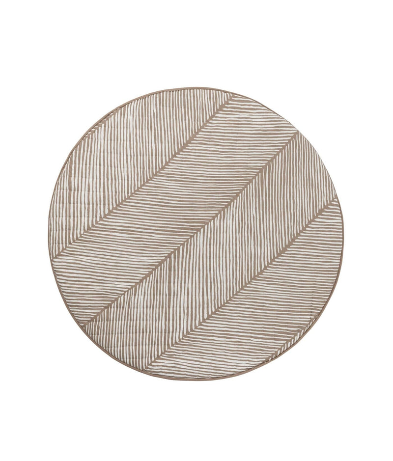 Toddlekind USA Snuggle Mat In Leaves - Tan