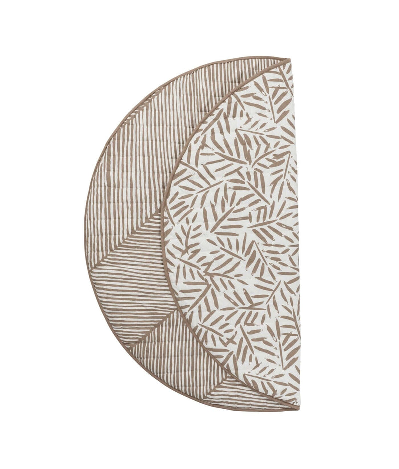 Toddlekind USA Snuggle Mat In Leaves - Tan
