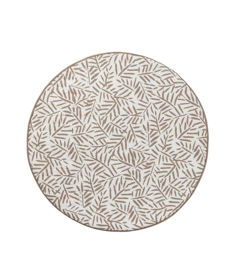 Toddlekind USA Snuggle Mat In Leaves - Tan