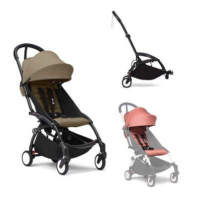 Stokke YOYO3 Double Stroller - Black Frame
