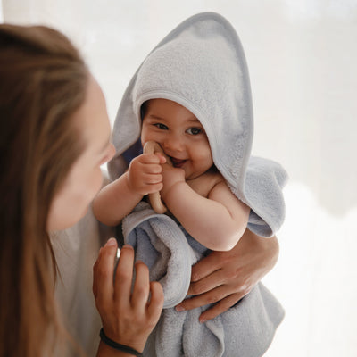 Mushie Organic Cotton Baby Hooded Towel