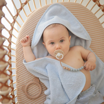 Mushie Organic Cotton Baby Hooded Towel