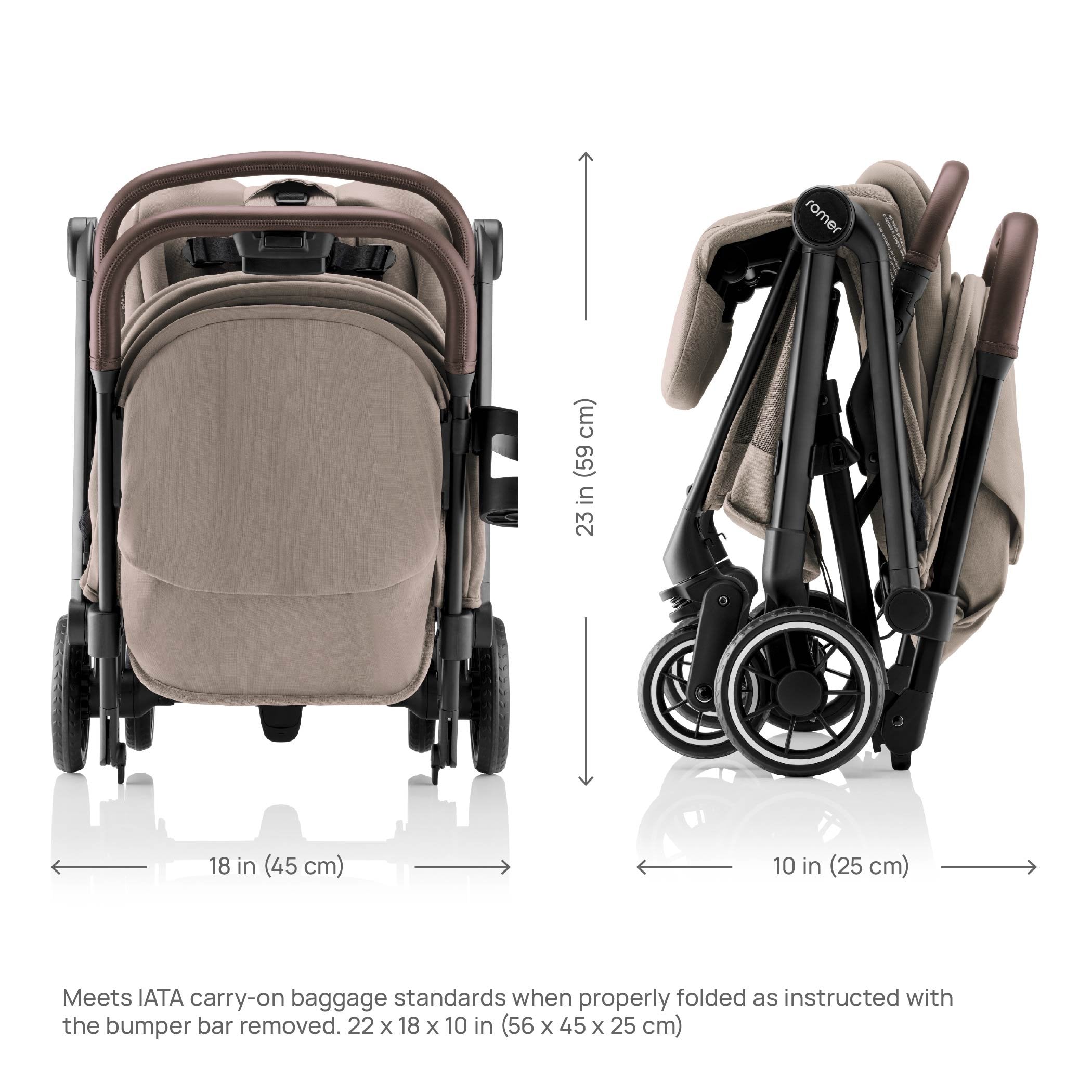 Romer Lani Lightweight and Ultra-Compact Travel Stroller- Strolleria