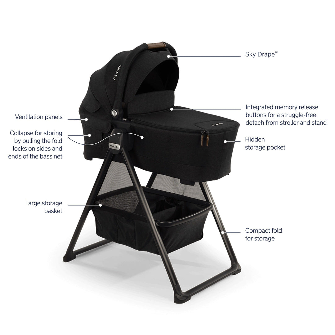 Nuna LYTL Bassinet Stand Compatible With TRIV Strollers