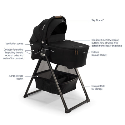 Nuna LYTL Bassinet + Stand - TRIV Series