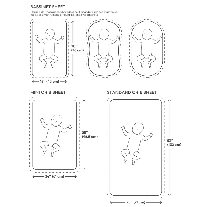 Mushie Extra Soft Bassinet Muslin Crib Sheet