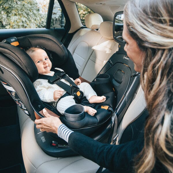 Chicco Fit360 Zip ClearTex Rotating Convertible Car Seat - Jet- Strolleria
