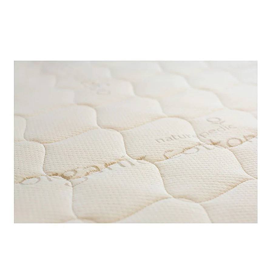 Naturepedic Verse Twin Organic Cotton Quilted Mattress - 1 Sided- Strolleria