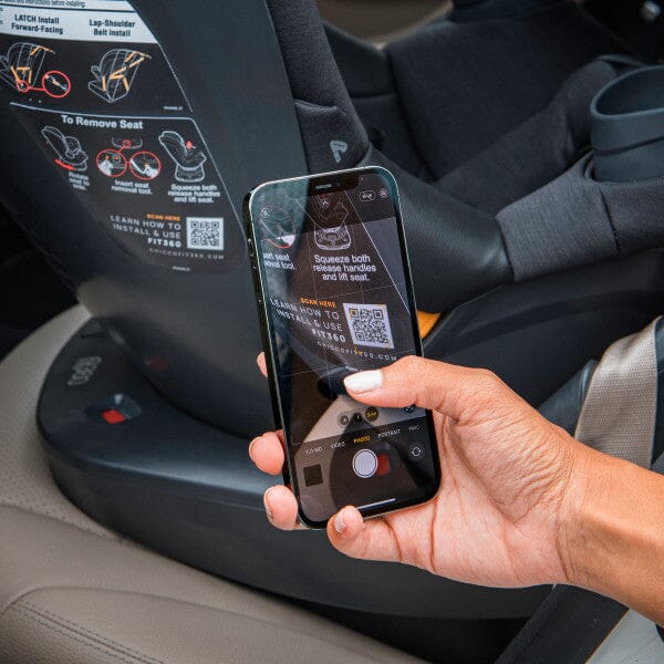 Chicco Fit360 Zip ClearTex Rotating Convertible Car Seat - Jet- Strolleria