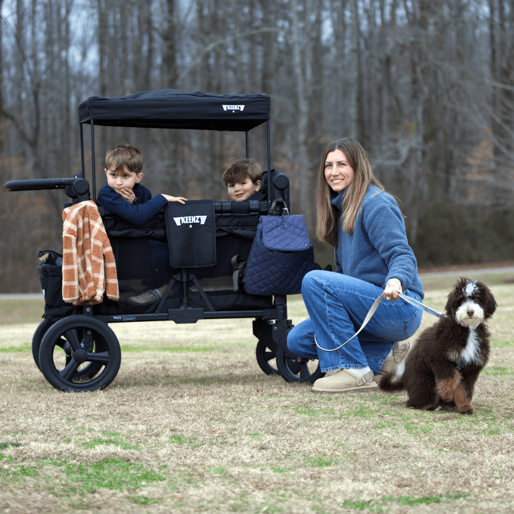 Keenz MOOV 4-Passenger Stroller Wagon – Full-Featured Comfort for Big Adventures- Strolleria