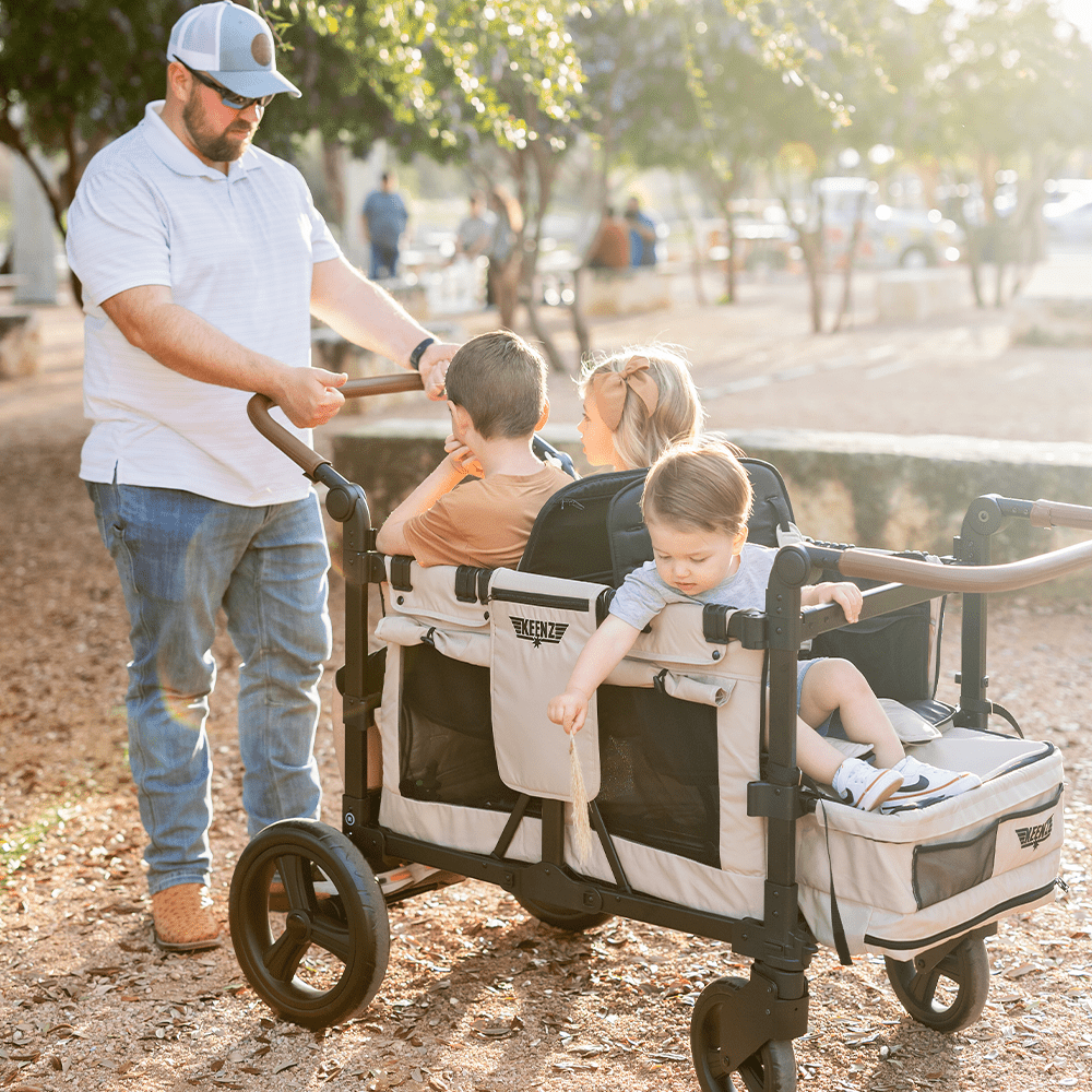 keenz vyo͞o the seating chameleon stroller wagon 4-passengers Keenz Stroller Wagons Keenz Vyo͞o The Seating Chameleon Stroller Wagon
