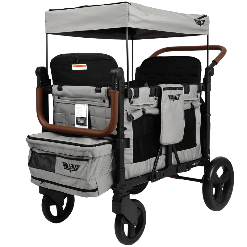 Keenz Vyoo - The Seating Chameleon Stroller Wagon 4-Passengers Grey
