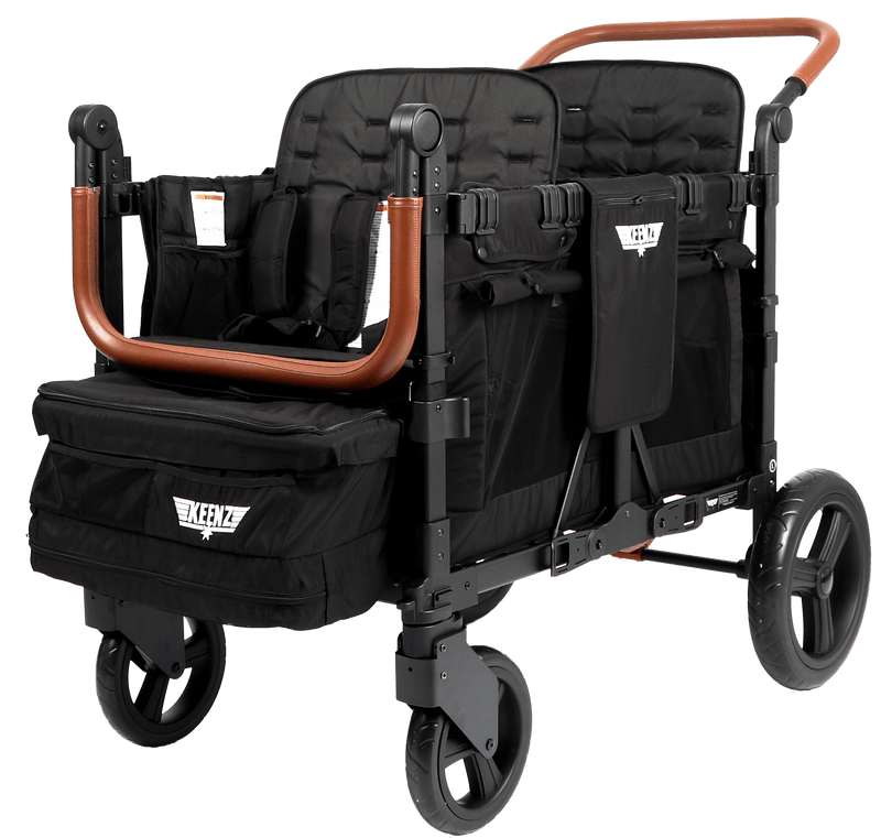 Keenz Vyoo - The Seating Chameleon Stroller Wagon 4-Passengers Black