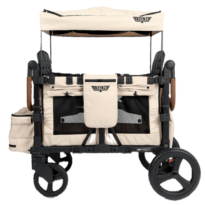 Keenz Vyoo - The Seating Chameleon Stroller Wagon 4-Passengers Mocha
