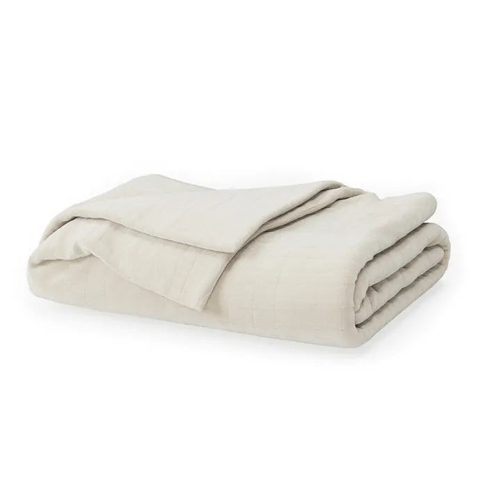 Naturepedic Breathable Organic Cotton Muslin Kids Blanket- Strolleria