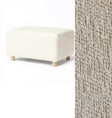 Oilo Ottoman Wide Rectangle Wood Base - Bambi Baby