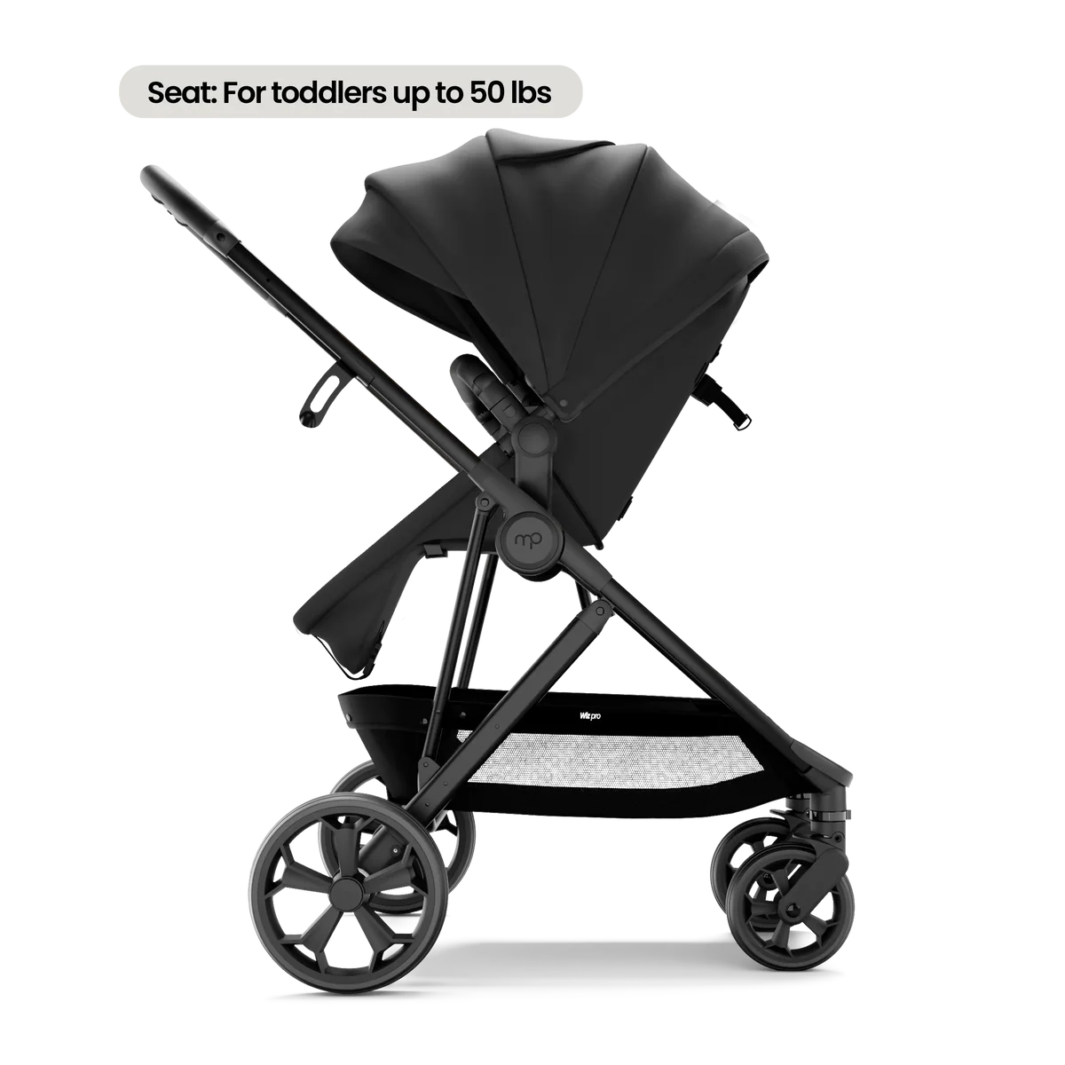 Mompush Wiz Pro Full-Size Single Stroller- Strolleria