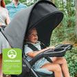 Chicco Bravo LE ClearTex Quick-Fold Stroller - Pewter - Bambi Baby