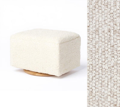 Oilo Ottoman Small Rectangle Wood Base