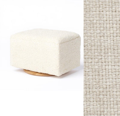 Oilo Ottoman Small Rectangle Wood Base